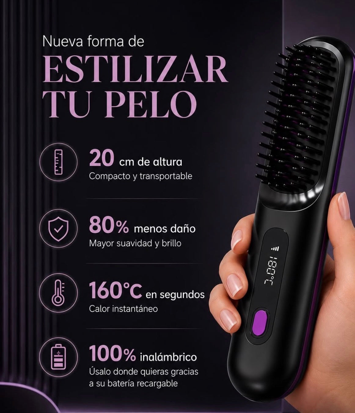 CEPILLO ALISADOR PORTÁTIL